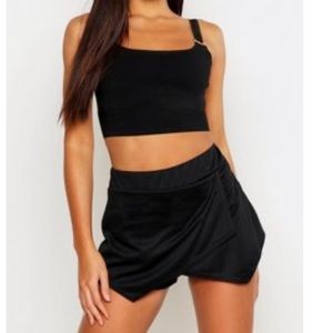 Black ponte skirt